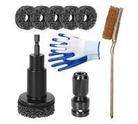 Wheel Hub Cleaning Tool | Rim Stud Resurfacing Kit For Rust And Dirt Removal | Wheel Stud Cleaner Maintenance Tool | Hub Cleaning Accessory | For Motorcycle Truck Trailer Vehicle Sedan Garage
