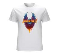 Wheel in The Sky Journey Band Mens Fashion Casual Basic Short Sleeve T-Shirts Size XXL