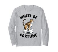 Wheel of Fortune Cat on Robot Aspirateur Chat Manche Longue
