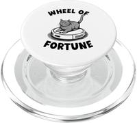 Wheel of Fortune Cat on Robot Aspirateur Chat PopSockets PopGrip pour MagSafe