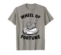 Wheel of Fortune Cat on Robot Aspirateur Chat T-Shirt