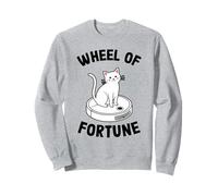 Wheel of Fortune Cat Robot aspirateur pour Chat Sweatshirt