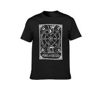 Wheel of Fortune Mens T-Shirt Casual Cotton Unisex Tees Tops Black XL