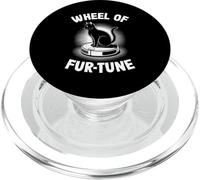 Wheel of Fur-Tune Cat Robot aspirateur pour Chat PopSockets PopGrip pour MagSafe