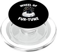 Wheel of Fur-Tune Robot Aspirateur Chat Drôle PopSockets PopGrip pour MagSafe