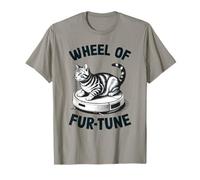 Wheel of Fur-Tune Robot Aspirateur Chat Drôle T-Shirt