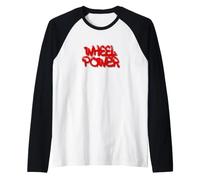 Wheel Power, Graffiti, Culture Automobile, Design d'art de Rue Manche Raglan
