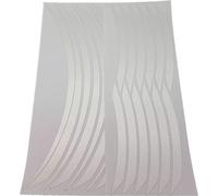 Wheel Rim bande adhésive pour moto Kit Blanc réfractant