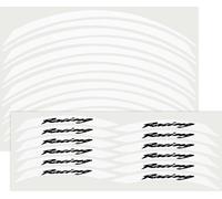 Wheel Rim bande adhésive pour moto Kit Racing blanc