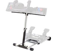 Wheel Stand Pro Deluxe V2 - Schwarz - Edelstahl - - Saitek Pro Flight Yoke System throttle quadrant - trim wheel and panel - Logitech G25/G27 Racing...