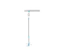 wheel stand Support d'égouttement IV Portable avec poulie for murs de plafond, support de perfusion suspendu réglable en hauteur for hôpital support(2m)