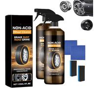 Wheelblaze Wheel Cleaner, Multifunctional Wheelblaze Wheel Cleaner, Powerful Wheel Blaze Rust Converter, All in One Spray for Various Vehicles, Lasting Protection (2Pcs)