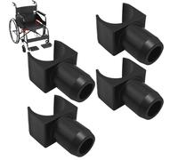 Wheelchair Seat Rail Guide, 4X Wheelchair Replacement Parts, U Type Slider, Auxiliary Accessories for Daily Use, Rehabilitation Support, Stability, Safety, and Mobility Adjustment