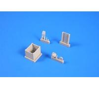 Wheeled Fire Extinguisher Pg 50 With Tra - 1:72e -