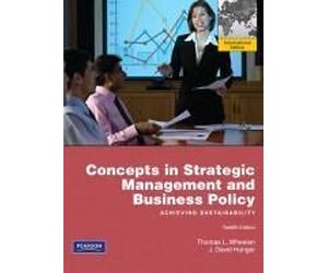 Wheelen, T: Concepts In Strategic Management
