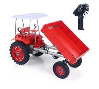 wheelfun 1/10 RC Tracteur agricole modèle âne T16 4 × 2 Moteur de véhicule de transport 2 vitesses Boîte de vitesses Serrure d'essieu Servo 6CH Radio Light Hobby Grade Model pour adulte Hobby