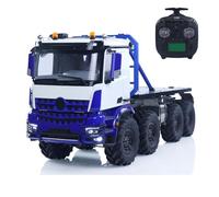 wheelfun 1/14 8 x 8 RC Rock Crawler Bz 3363 Radio Contrôle Off Road Flatbed Truck Model Axle Locks Fluide Lumière Lumière Arrière Treuil Arrière Sans Batterie Modèle Hobby Grade pour Adulte Hobby