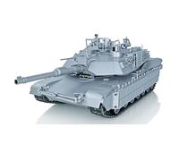 wheelfun Échelle 1:16 Réservoir RC entièrement en métal US Abrams M1A2 3918 Voiture électrique sur chenilles TUSK I 550 Moteur Boîte de vitesses Système de levage à recul Modèle de qualité Hobby
