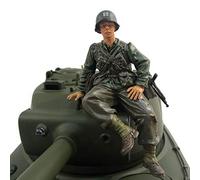 wheelfun Figurine de soldat américain à l'échelle 1/16 pour char RC Henglong Mato Tamiya MF2003