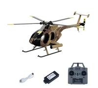 wheelfun Hélicoptère télécommandé en plastique 1/28 RC Era C189 - Double moteur sans balais - Servo en métal - Design sans antenne - Jouet cadeau pour adulte (camouflage)