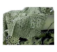 wheelfun HL Filet de Camouflage Vert armée pour Char RC 1/16 modèle Militaire Tiger I Challenger II