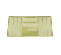 wheelfun Plaque de protection en métal pour char de combat télécommandé, modèle russe 3939 3938 T72 T90 1:16