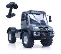 wheelfun Rock Crawler U535 Lite Télécommande 4 x 4 1/14 Véhicule tout-terrain Voitures d'escalade 2 vitesses Cadenas différentiel RTR Hobby Grade Model pour enfants de 14 ans et plus (gris)