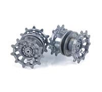 wheelfun Roues motrices en métal pour réservoir Heng Long RC Challenger II 3908 1/16