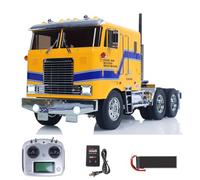 wheelfun Télécommande 1/14 - Camion tracteur 6 x 4 pour châssis Tamiya 56304 - Transmission lumineuse à 3 vitesses - Radio RTR - Modèle de qualité passe-temps - Pour enfants de 14 ans et plus