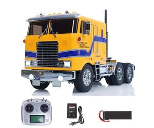 wheelfun Télécommande 1/14 - Camion tracteur 6 x 4 pour châssis Tamiya 56304 - Transmission lumineuse à 3 vitesses - Radio RTR - Modèle de qualité passe-temps - Pour enfants de 14 ans et plus