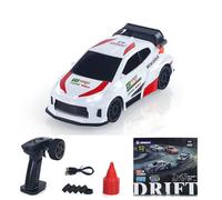 wheelfun US in Stock, 2,4 GHz 1/43 RC Drift Voiture Haute Vitesse 4WD Racing Véhicules RTR Mini Voiture Jouet Modèle Radio Batterie Lumières Gyroscope Hobby Grade Model pour garçons et filles