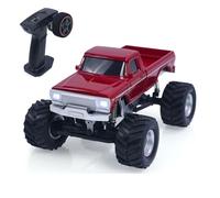 wheelfun Véhicule tout-terrain télécommandé 1/36 4WD Mini RC Crawler Voiture 3602A avec lumière, batterie, prêt à conduire, modèle pour intérieur et extérieur, sans son