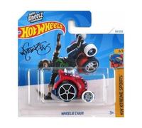 Wheelie Chair pour Hot Wheels Xtreme Sport - Rider Aaron wheelz - Fauteuil Roulant, Figures et sauts - Set vehicule et Une Carte