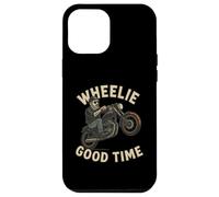 Wheelie Good Time Motorcycle Rider Gift Funny Coque pour iPhone 12 Pro Max