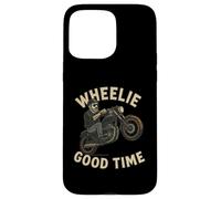 Wheelie Good Time Motorcycle Rider Gift Funny Coque pour iPhone 15 Pro Max