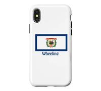 Wheeling Drapeau Souvenir de Virginie-Occidentale Coque pour iPhone X/XS