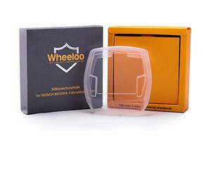 Wheeloo Coque de protection transparente pour unité de commande Bosch Intuvia avec port USB - 100 % transparent - Protection contre les rayures et l'eau - EBike Case E-Bike Display 01