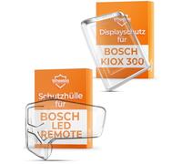 WHEELOO Lot de 2 housses de protection transparentes pour Bosch LED Remote & Kiox 300 I Ebike Display Housse de protection imperméable I Accessoires de vélo électrique Housse de protection contre la