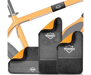 WHEELOO Set de Protection de Transport pour vélo & Ebike 3 pièces I Porte-vélos Protection de Cadre universellement adapté I Fixation de vélo chez Thule, Westfalia etc.
