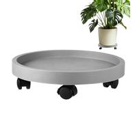 Wheels Support De Caddy - Doly De Planteur Portable, Plateau De Déménagement De Fleurs Robuste | Chariot De Végétation en Pot Lourd avec Roues Anti-Rouille, Accessoire De Jardin
