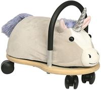 Wheely Bug: LICORNE Small L38xL23xH22cm, une forme noire avec une housse (démontable pour laver), en boîte cadeau, 1.9kg, 1 à 3 ans