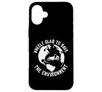 Wheely Glad to Save The Environment Cargo Cargo Bike Coque pour iPhone 16 Plus