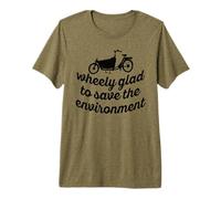 Wheely Glad to Save The Environment Cargo Cargo Bike T-Shirt Haut de Gamme