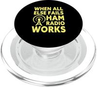 When All Else Fails Ham Radio Works Radio Amateur PopSockets PopGrip pour MagSafe