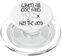 When All Else Fails, Hug The Dog PopSockets PopGrip pour MagSafe