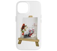 When Cardinals Appear Cardinal Bird Painting Drawing Art Coque pour iPhone 14