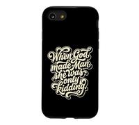 When God Made Man She Was Only Kidding Humour Coque pour iPhone SE (2020) / 7/8