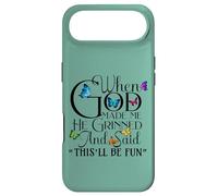 When God Made me He Grinned and Said This Will be Fun Coque pour iPhone Air