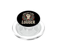 When Hate is Loud Love Must Be Louder Bienveillance PopSockets PopGrip pour MagSafe