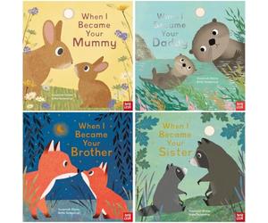 When I Became Series By Susannah Shane Illustrated 4 Picture Books Collection Set (When I Became Mummy, Daddy, Brother & Sister)